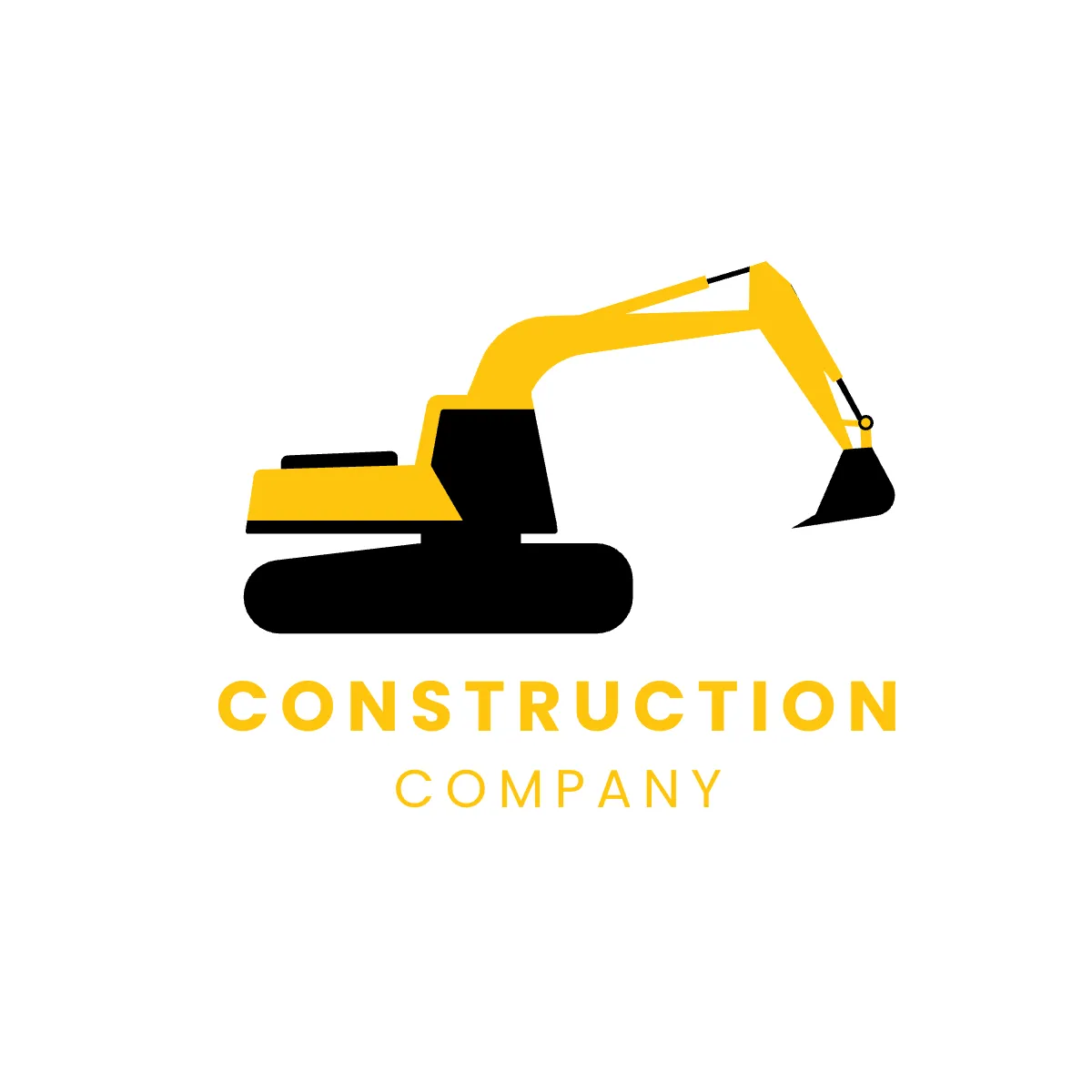Free Construction Earthmoving Equipment Logo Template to Edit Online