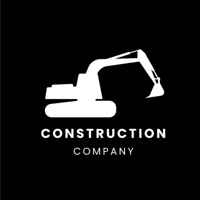 Free Construction Earthmoving Equipment Logo Template to Edit Online