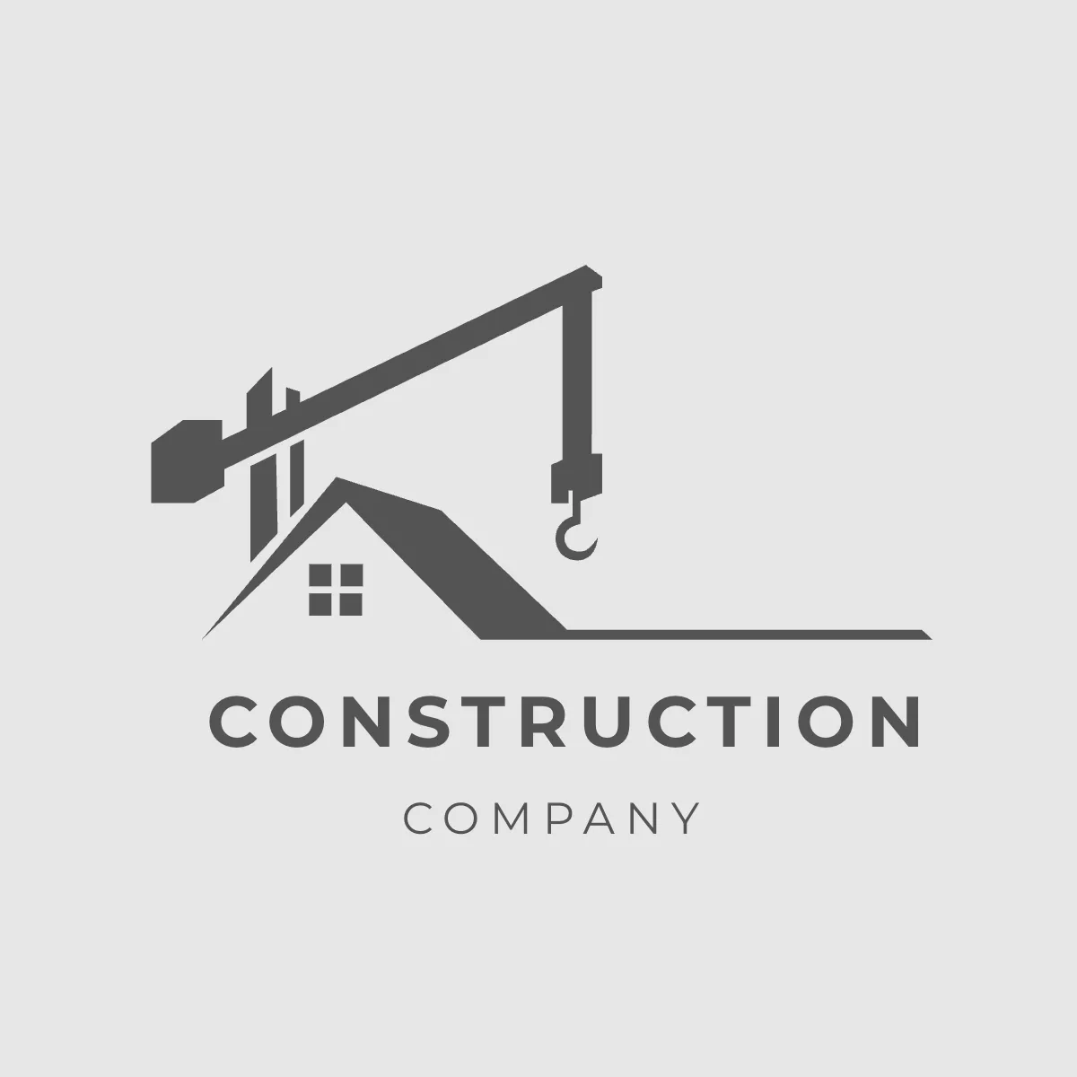 Free Construction Crane Logo Template to Edit Online