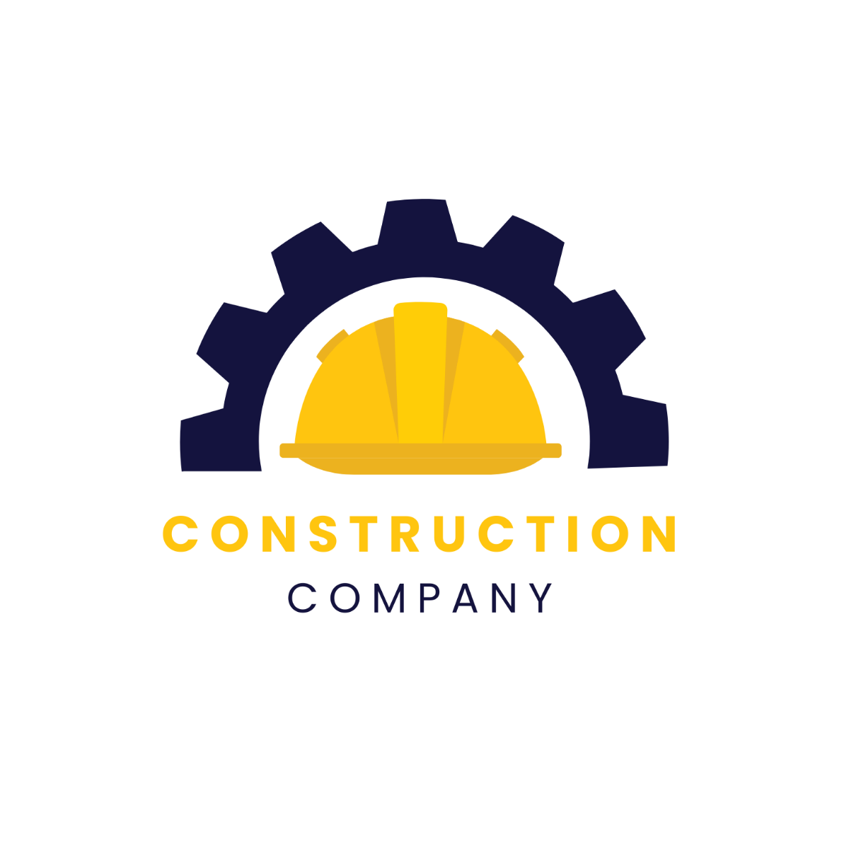 Construction Safety Logo Template