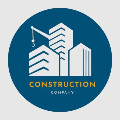 Free Construction Emblem Logo Template to Edit Online