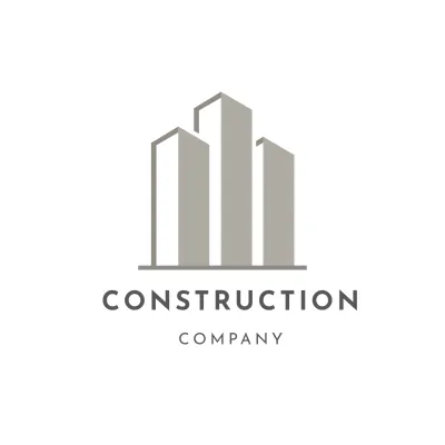 Free Construction Grayscale Logo Template to Edit Online