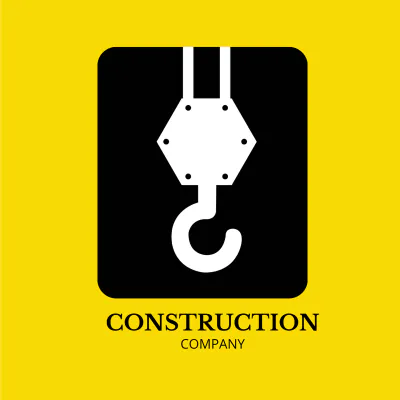 Free Construction Crane Hook Logo Template to Edit Online