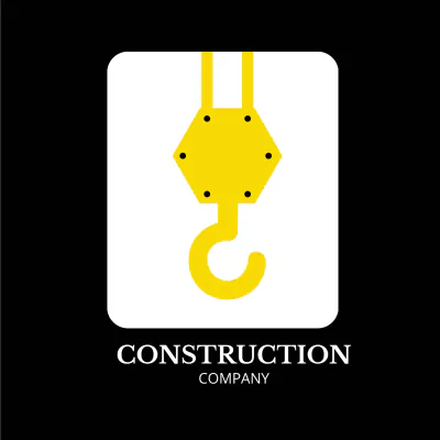 Free Construction Crane Hook Logo Template to Edit Online