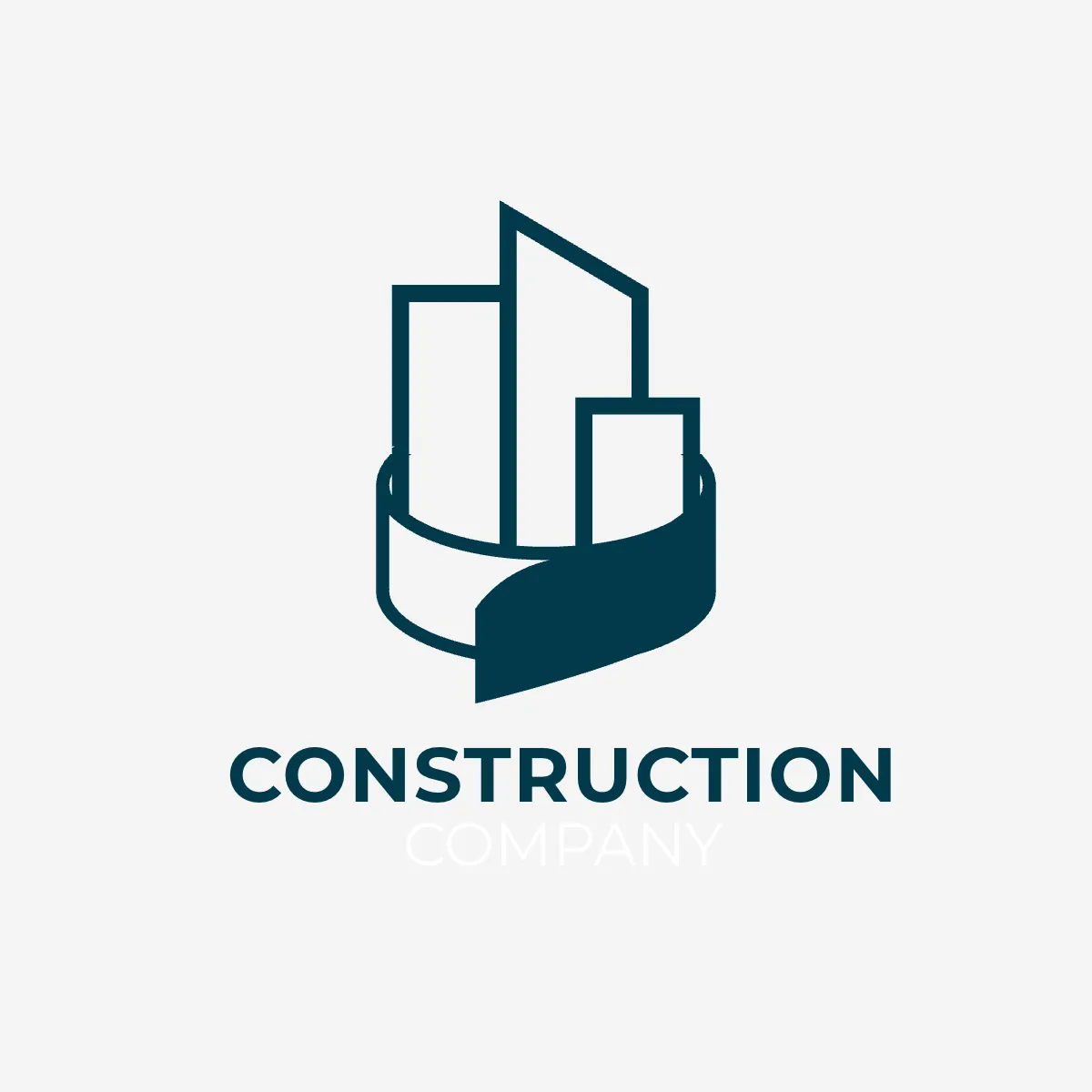 Free Construction Tape Logo Template to Edit Online