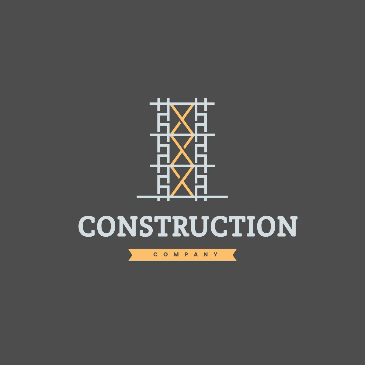 Free Construction Scaffolding Logo Template to Edit Online