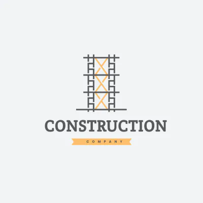 Free Construction Scaffolding Logo Template to Edit Online