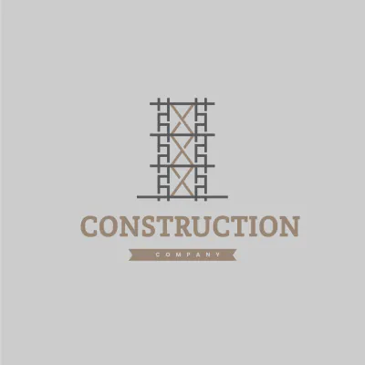 Free Construction Scaffolding Logo Template to Edit Online