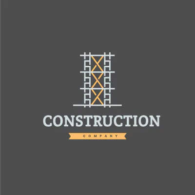 Free Construction Scaffolding Logo Template to Edit Online