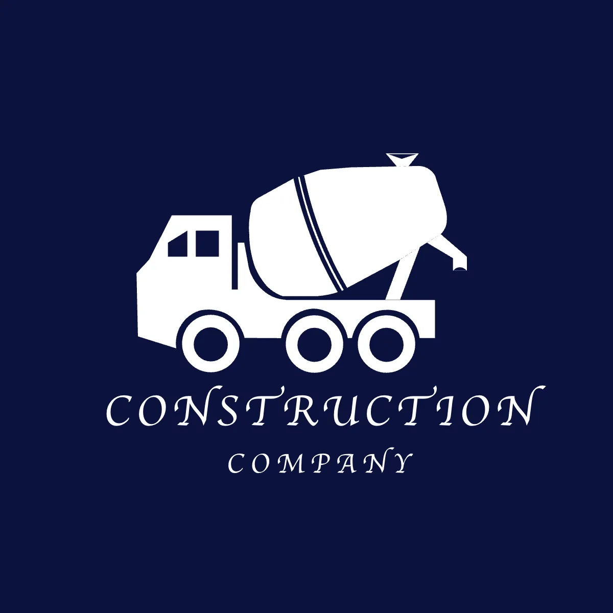 Free Construction  Cement Mixer Logo Template to Edit Online