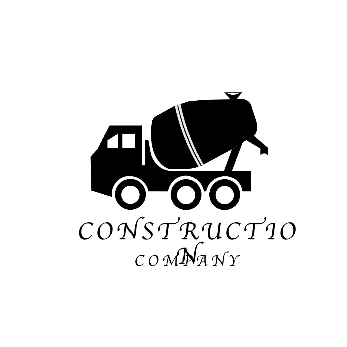 Free Construction  Cement Mixer Logo Template to Edit Online