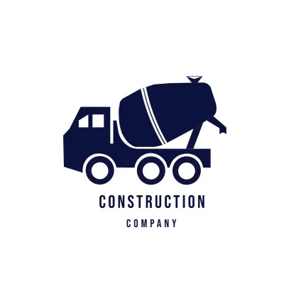 Free Construction  Cement Mixer Logo Template to Edit Online