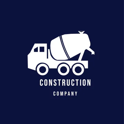 Free Construction  Cement Mixer Logo Template to Edit Online