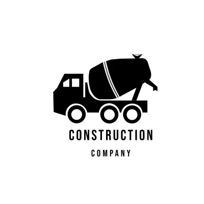 Free Construction  Cement Mixer Logo Template to Edit Online