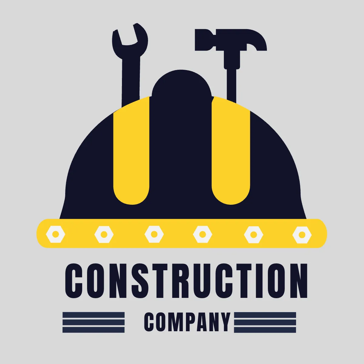 Free Construction  Hardhat Logo Template to Edit Online