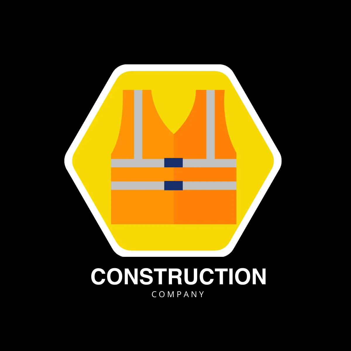 Free Construction Safety Vest Logo Template to Edit Online