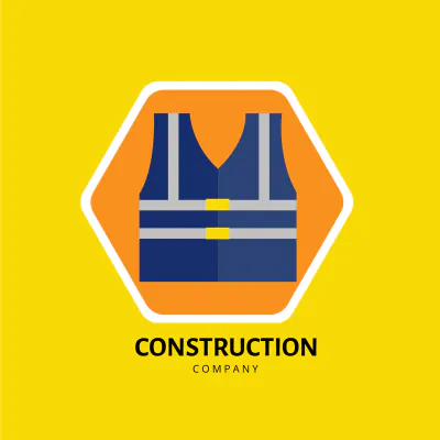 Free Construction Safety Vest Logo Template to Edit Online