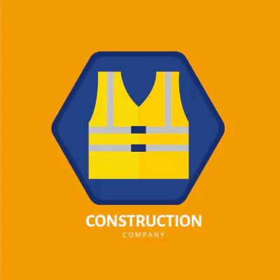 Free Construction Safety Vest Logo Template to Edit Online