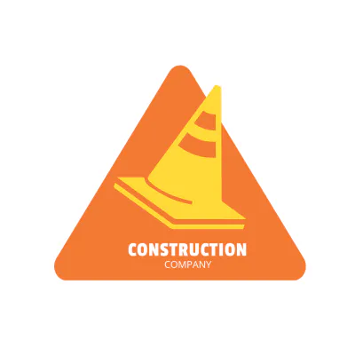 Free Construction Traffic Cone Logo Template to Edit Online
