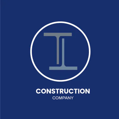 Free Construction Steel Structure Logo Template to Edit Online