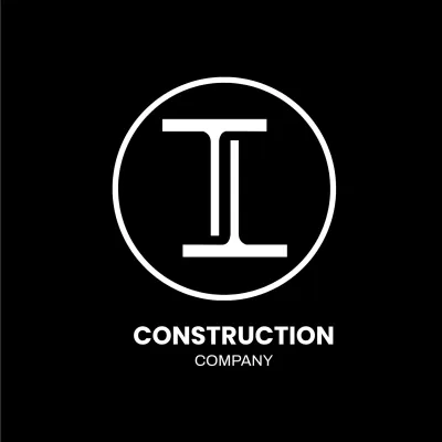 Free Construction Steel Structure Logo Template to Edit Online