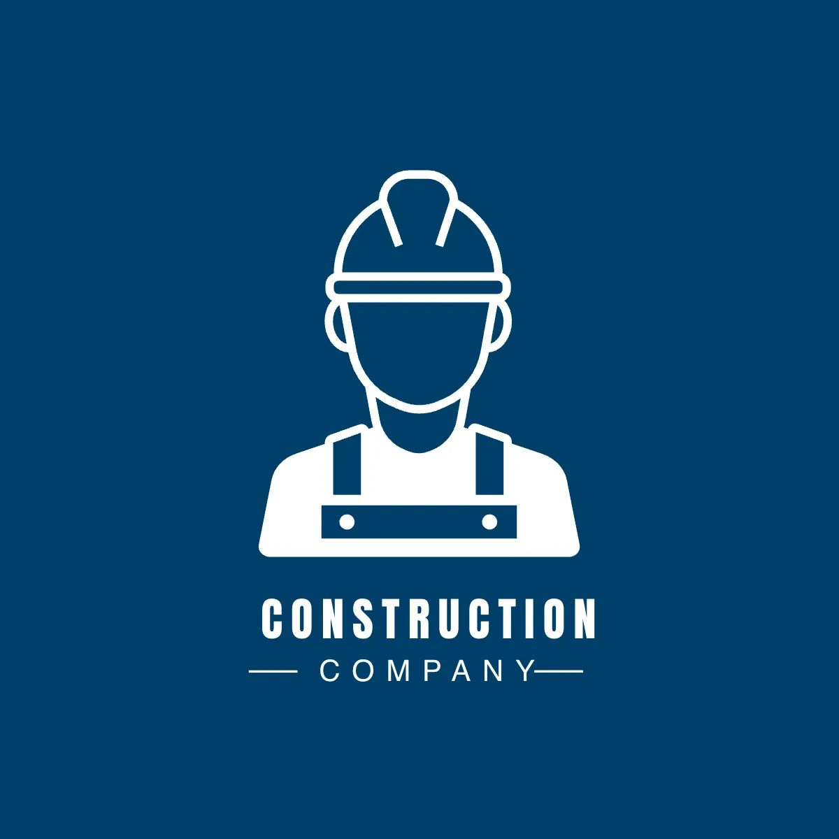 Free Construction Worker Logo Template to Edit Online
