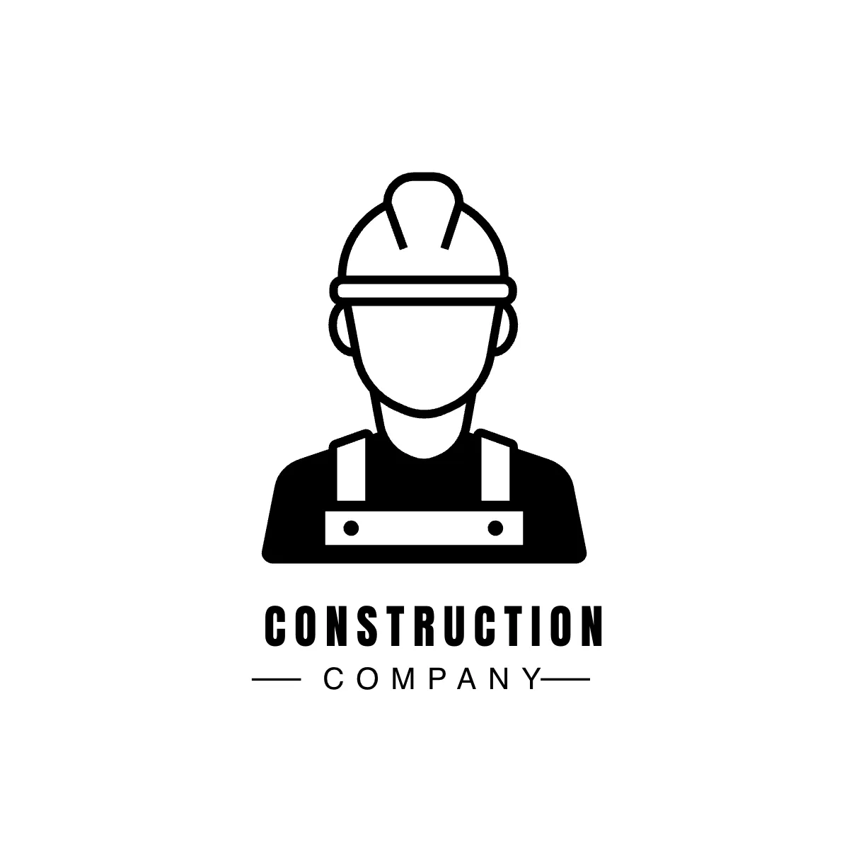 Free Construction Worker Logo Template to Edit Online