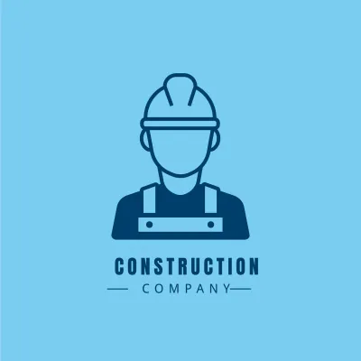 Free Construction Worker Logo Template to Edit Online