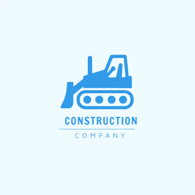 Free Construction  Bulldozer Logo Template to Edit Online