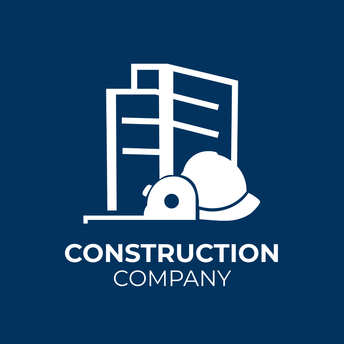 Construction Site Logo Template