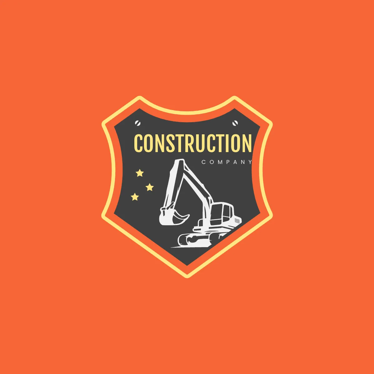 Free Construction Badge Logo Template to Edit Online