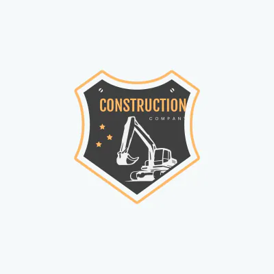 Free Construction Badge Logo Template to Edit Online