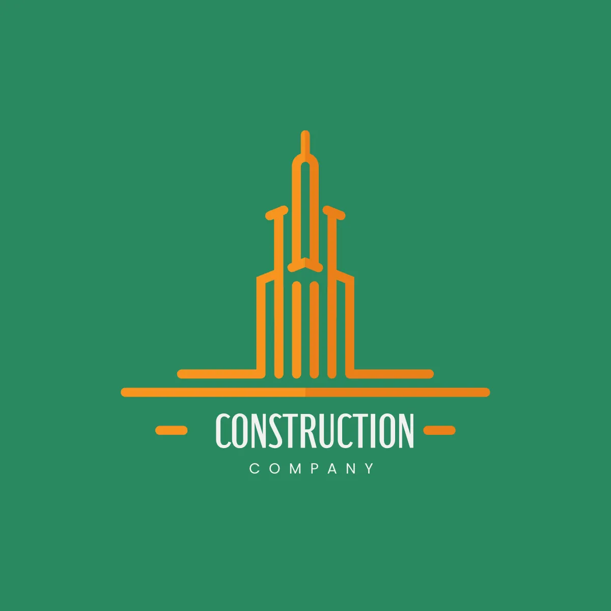 Free Construction Skyscraper Logo Template to Edit Online