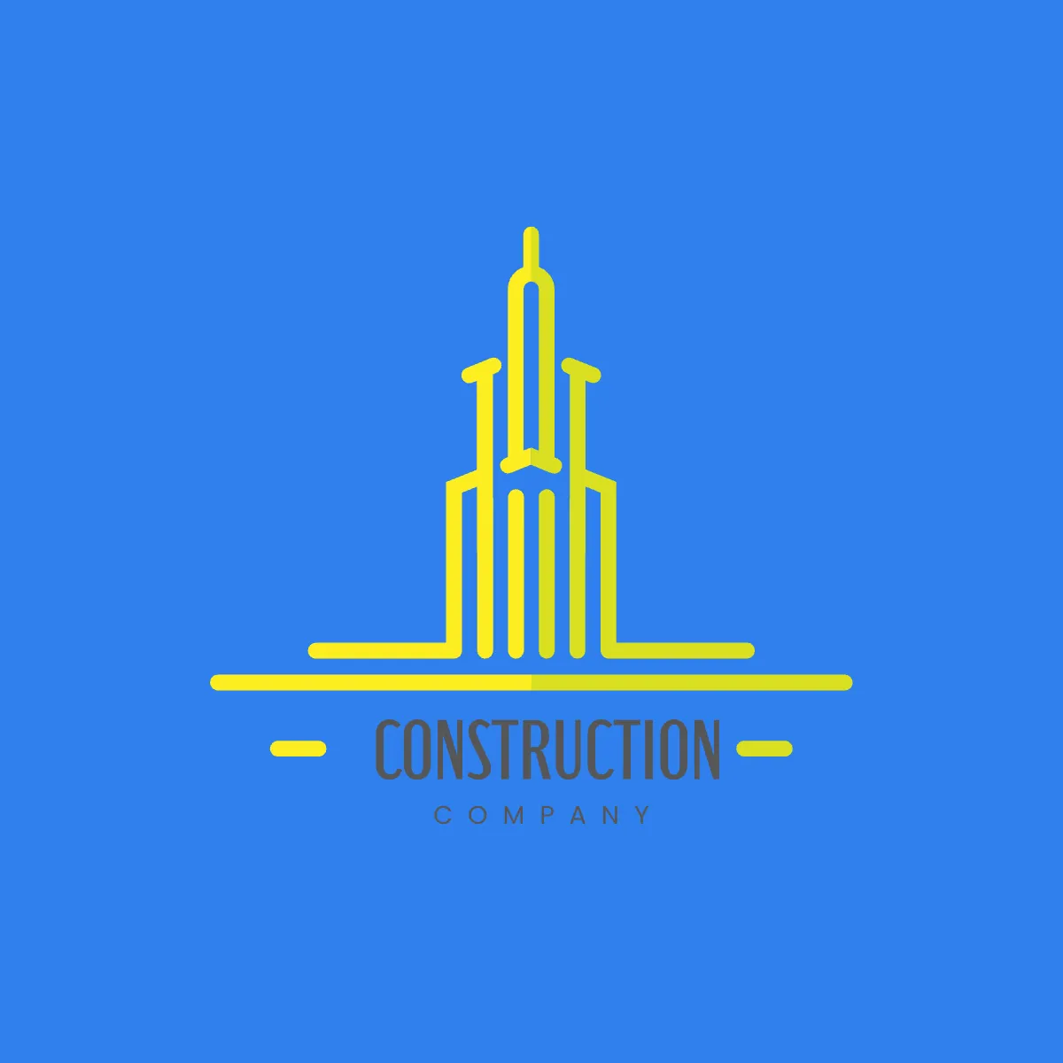Free Construction Skyscraper Logo Template to Edit Online