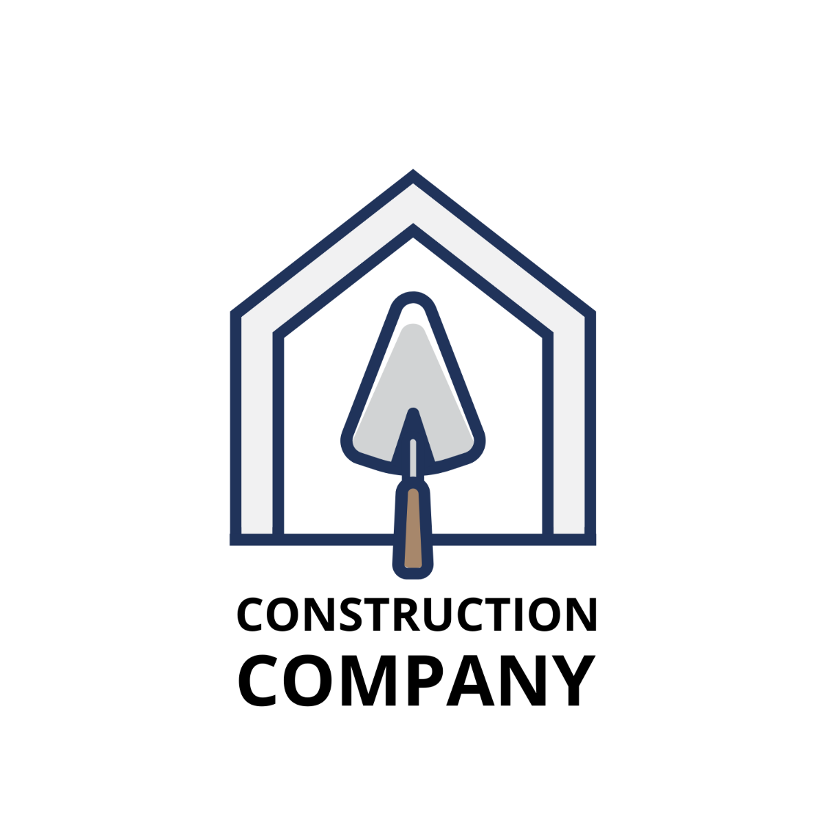 Free Construction Material Logo Template