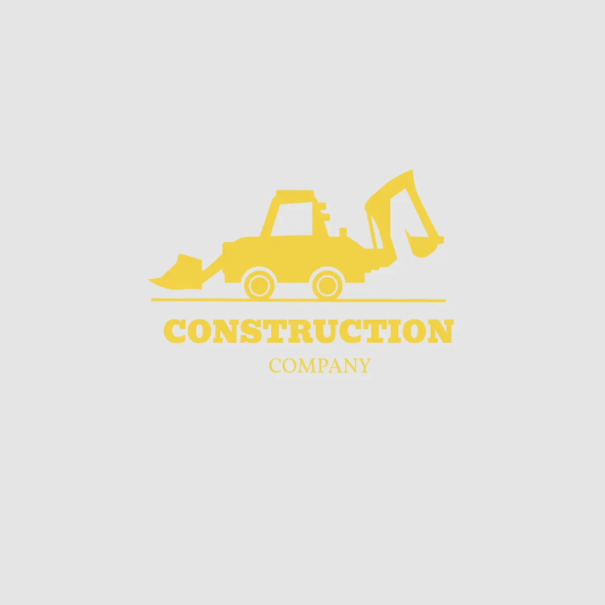 Free Construction Vehicle Logo Template to Edit Online