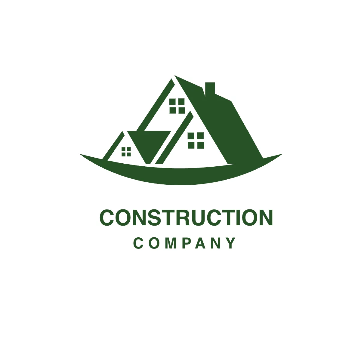 Free Construction Roof Logo Template to Edit Online