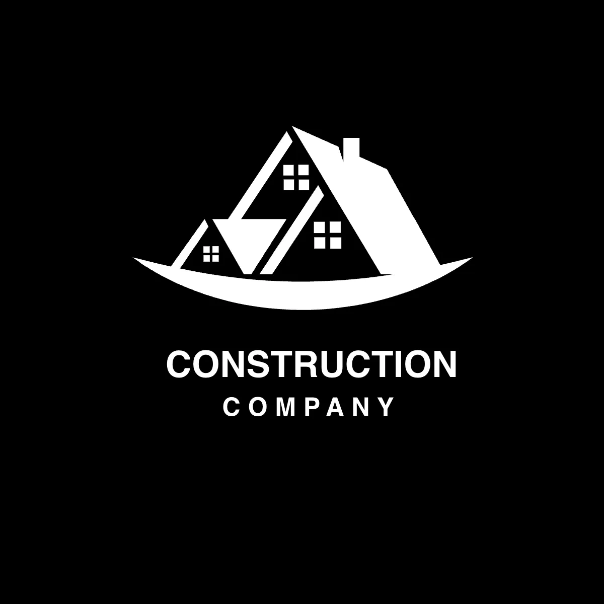 Free Construction Roof Logo Template to Edit Online