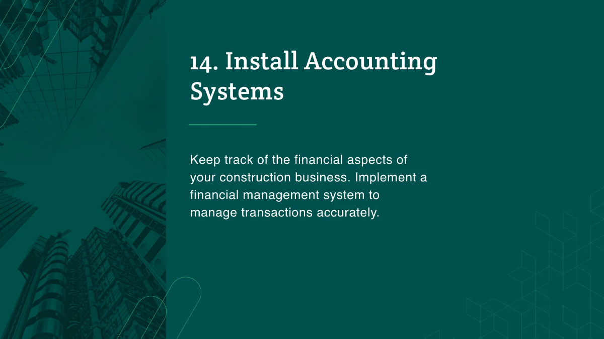 Free Construction Pitchdeck Template to Edit Online