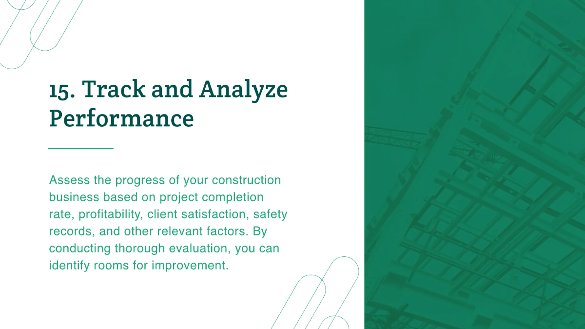 Free Construction Pitchdeck Template to Edit Online