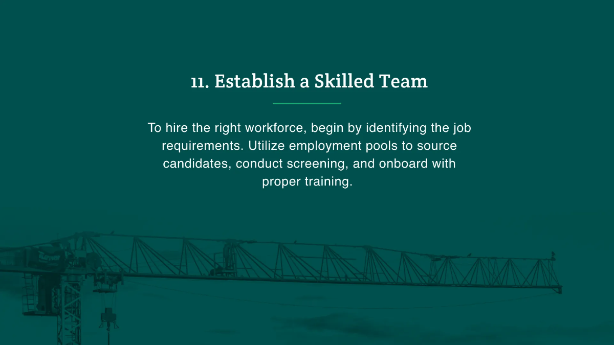 Free Construction Pitchdeck Template to Edit Online