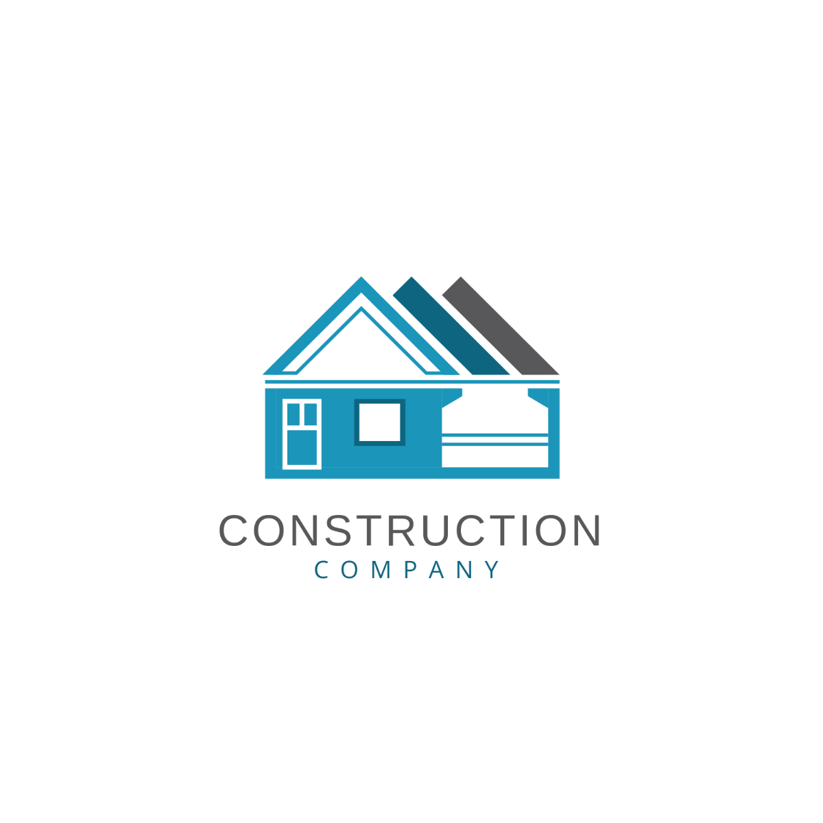 Residential Construction Logo Template