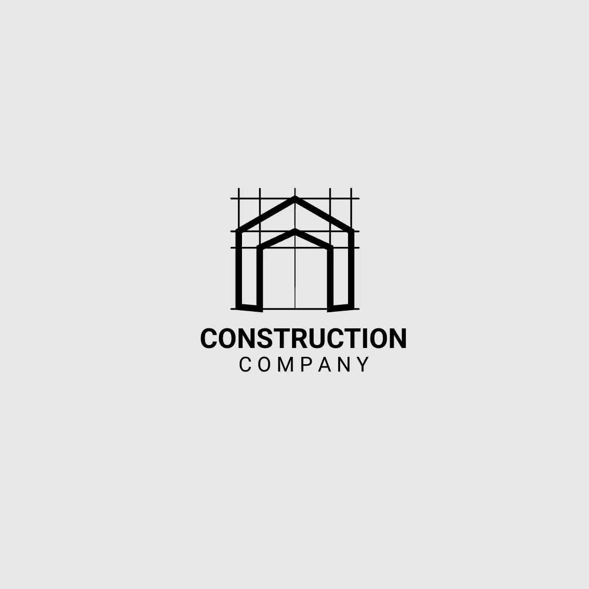 Free Construction Project Logo Template to Edit Online