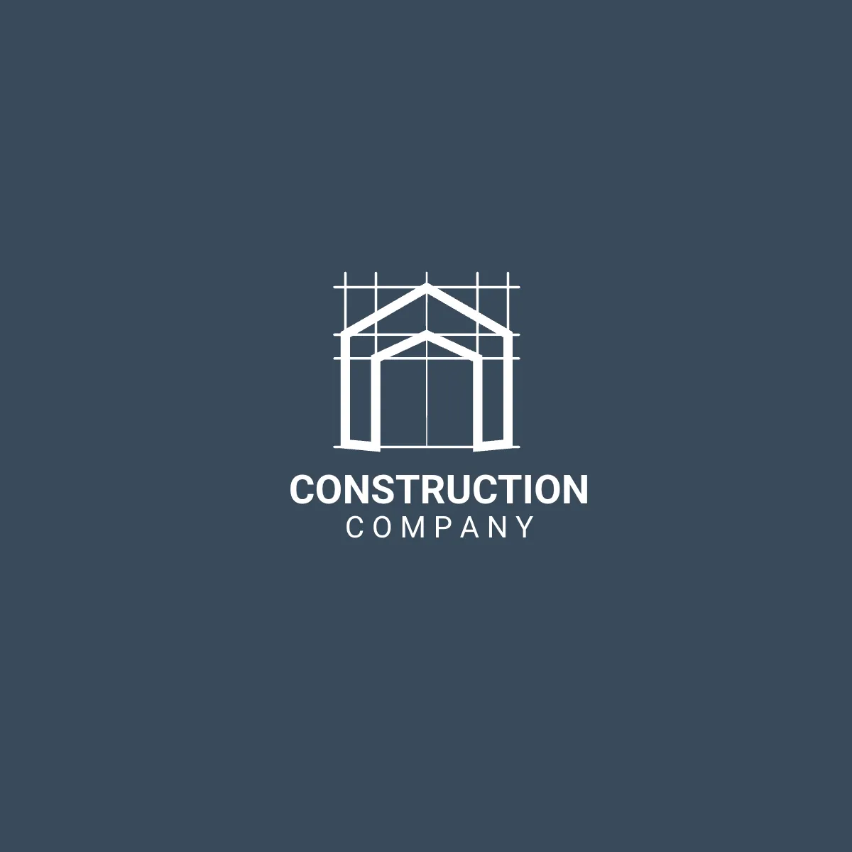 Free Construction Project Logo Template to Edit Online