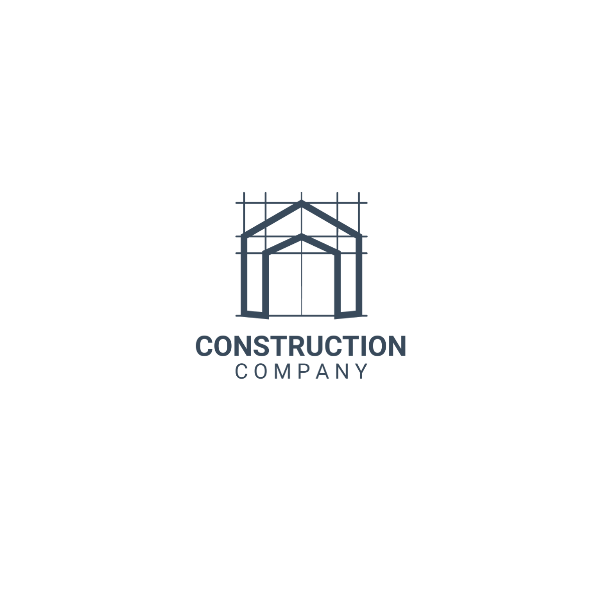 Construction Project Logo Template