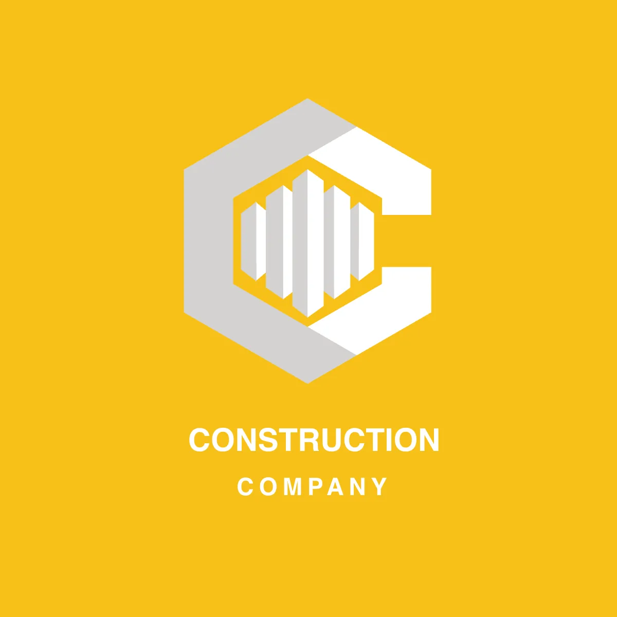 Free Creative Construction Logo Design Template to Edit Online