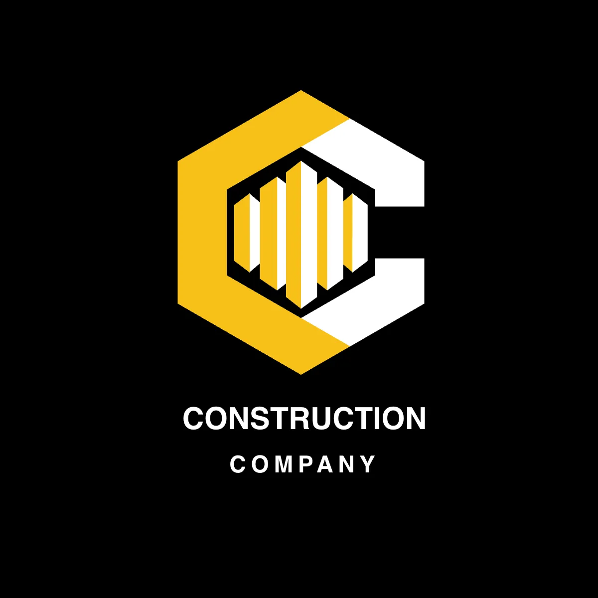Free Creative Construction Logo Design Template to Edit Online