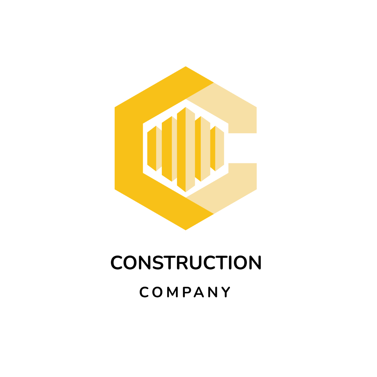 Creative Construction Logo Design Template
