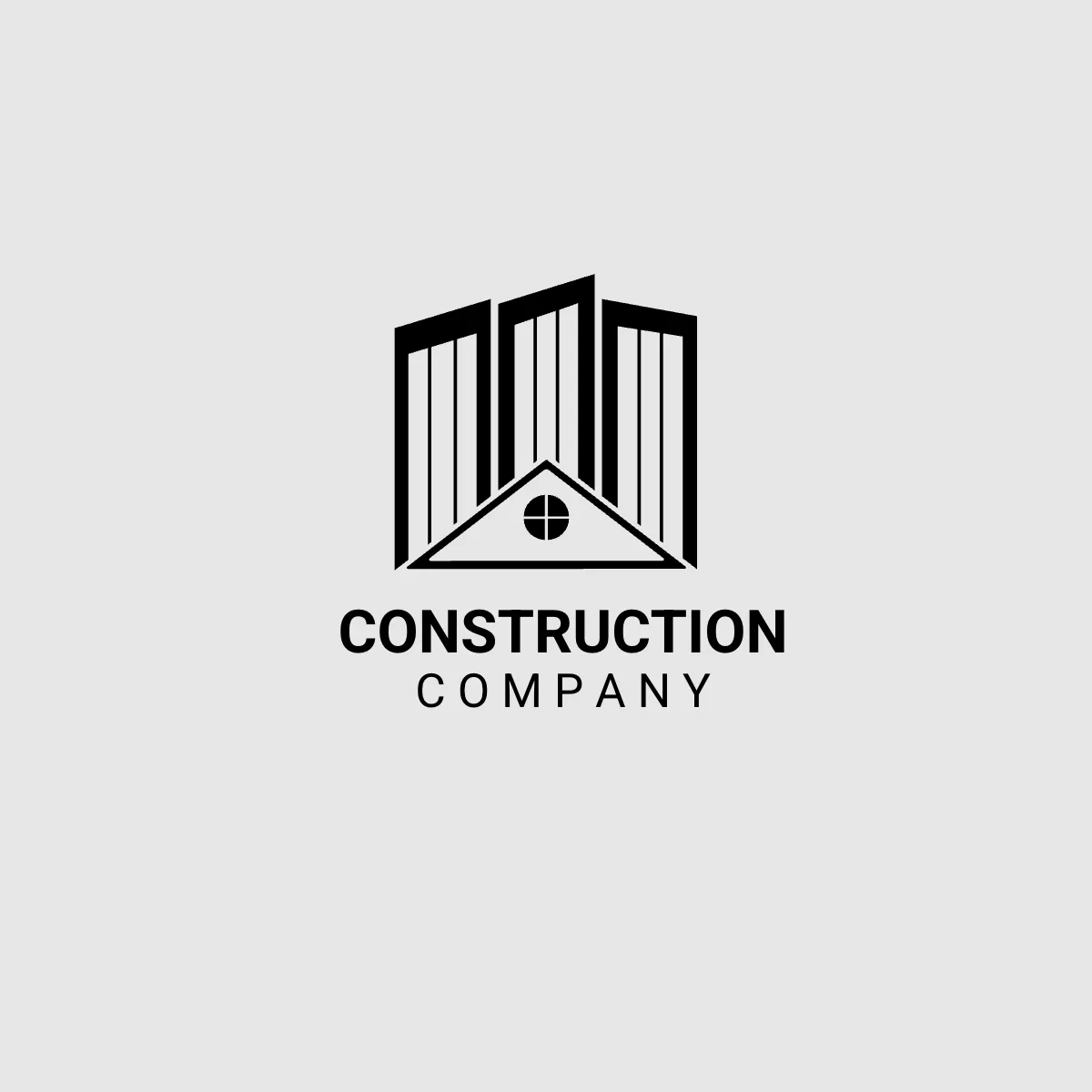 Free Construction Business Logo Template to Edit Online