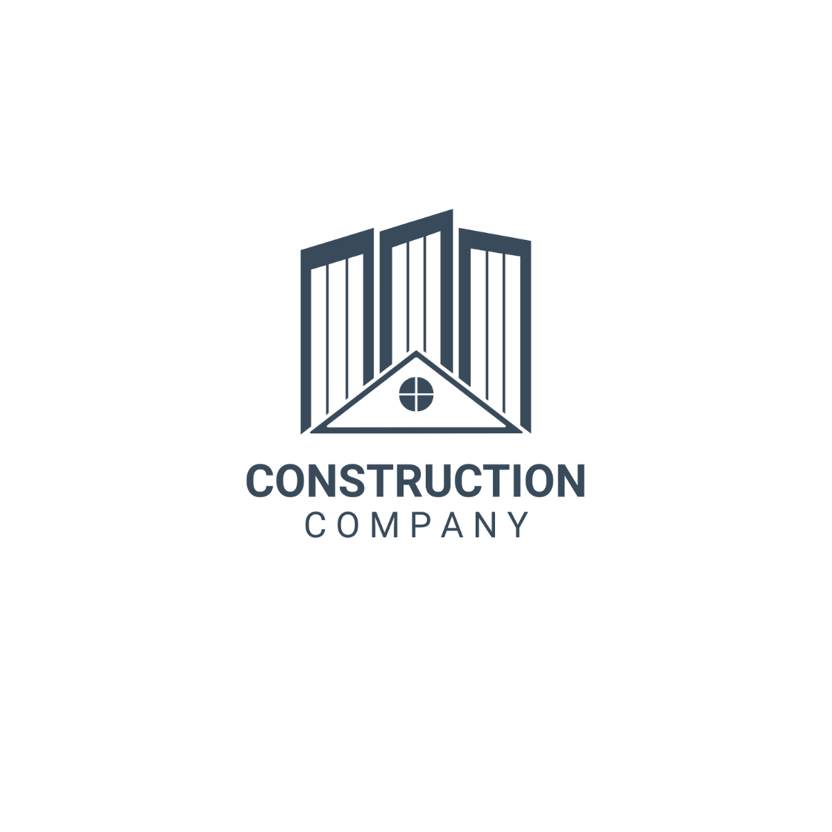 Construction Business Logo Template